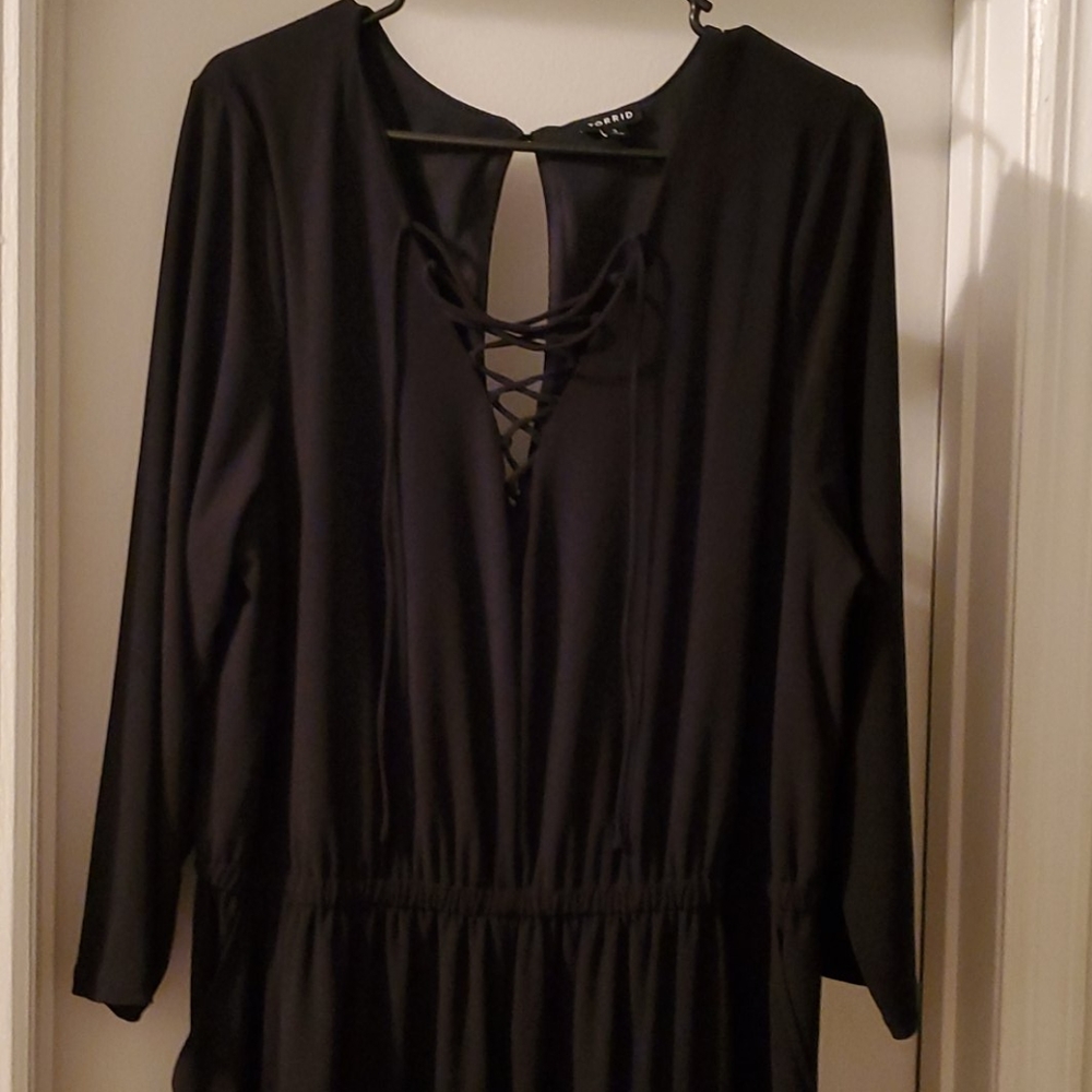 Black Pants Romper